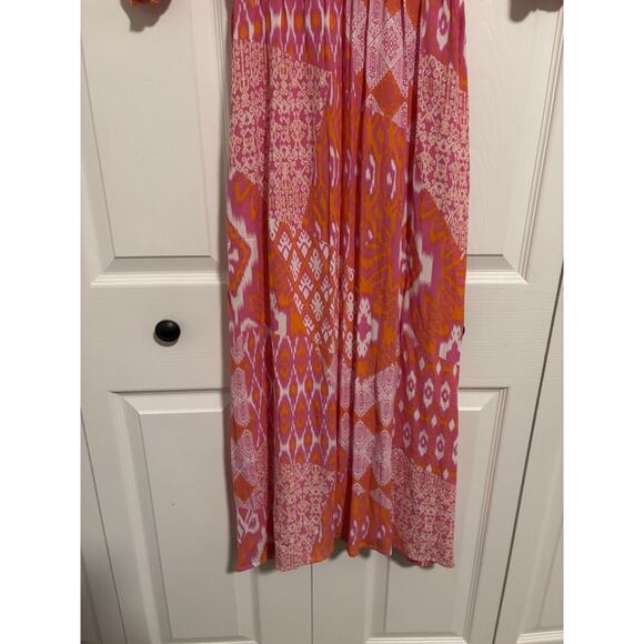 Women’s Walker & Wade Kelsey Flamingo Pink Printed Dress Size Small - Picture 10 of 12